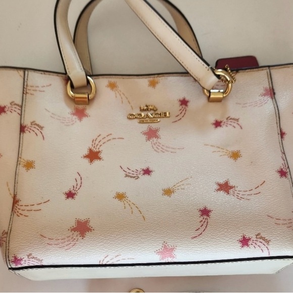 NWOT Coach Alice Satchel LIMITED EDITION Shooting Star Print Bag! - Picture 4 of 16